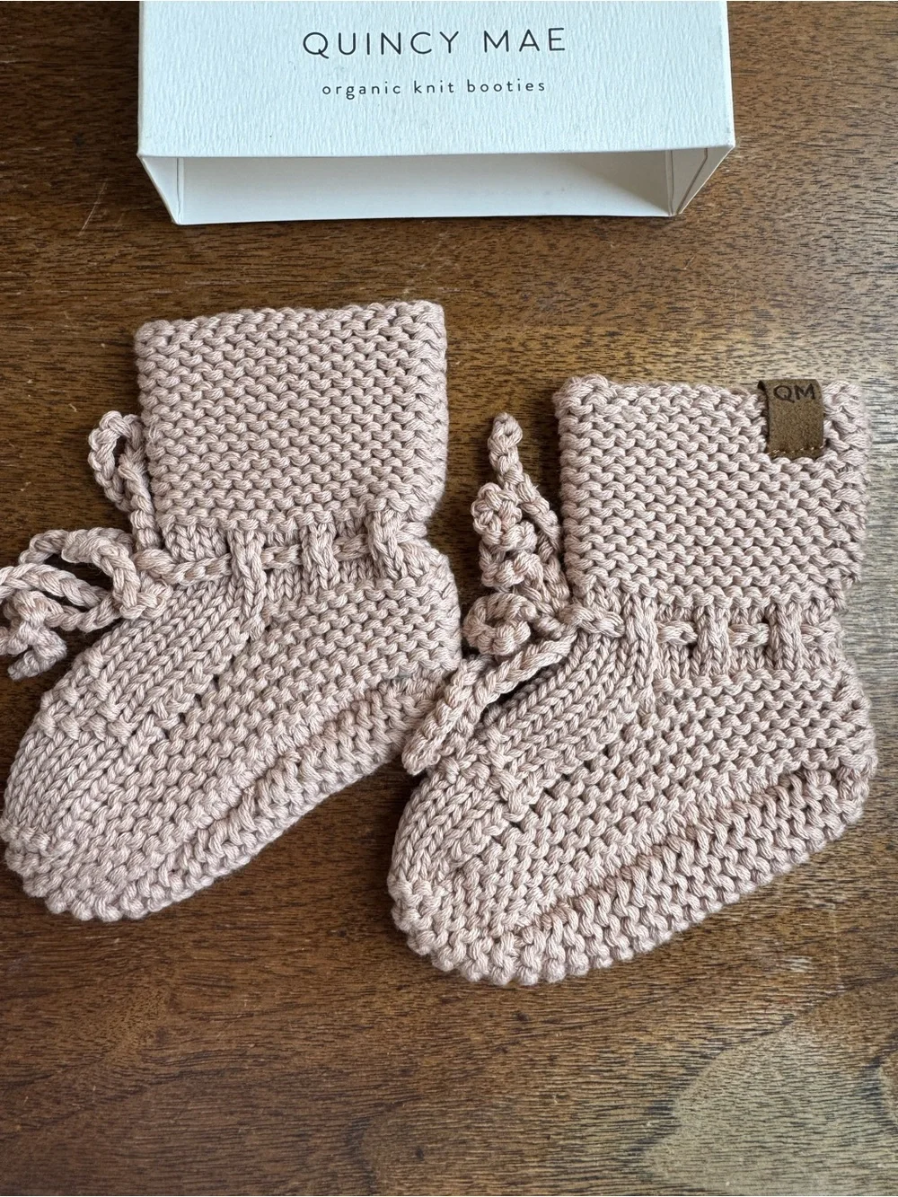 Quincy Mae Organic Knit Booties